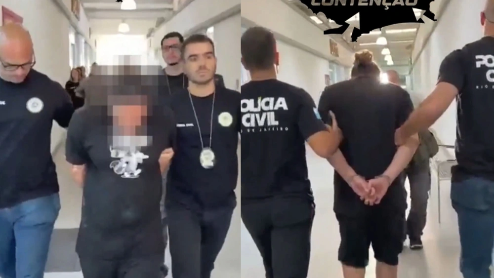 Penangkapan Anggota Geng Di Rio De Janeiro, Brazil, Selasa, 28 Oktober 2025. [X @Pcerj]